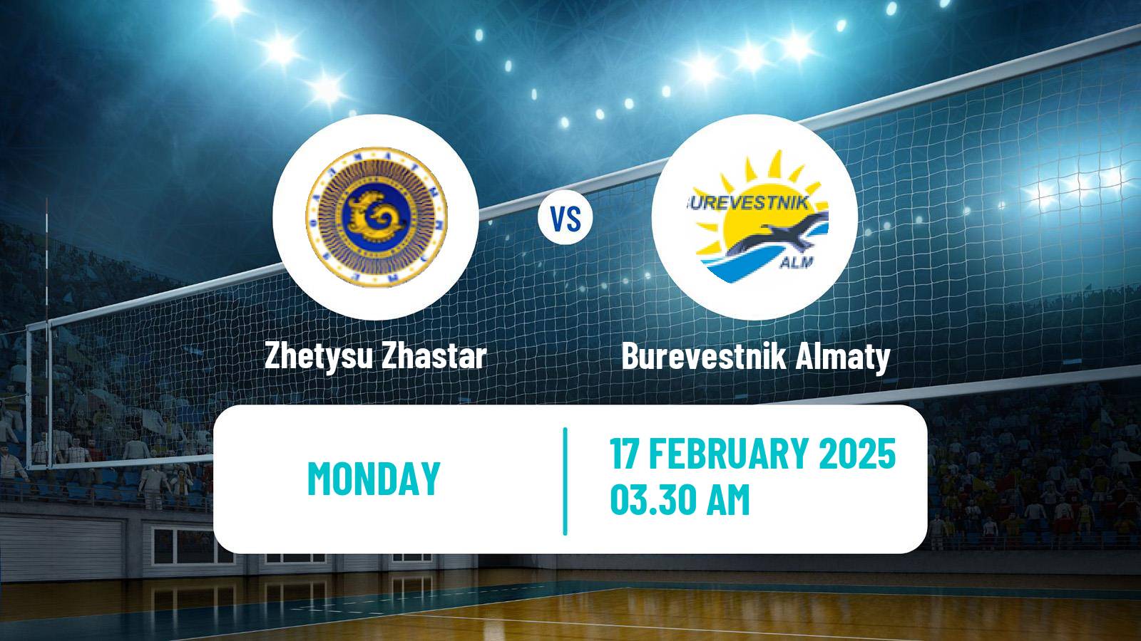 Volleyball Kazakh National League Volleyball Zhetysu Zhastar - Burevestnik Almaty