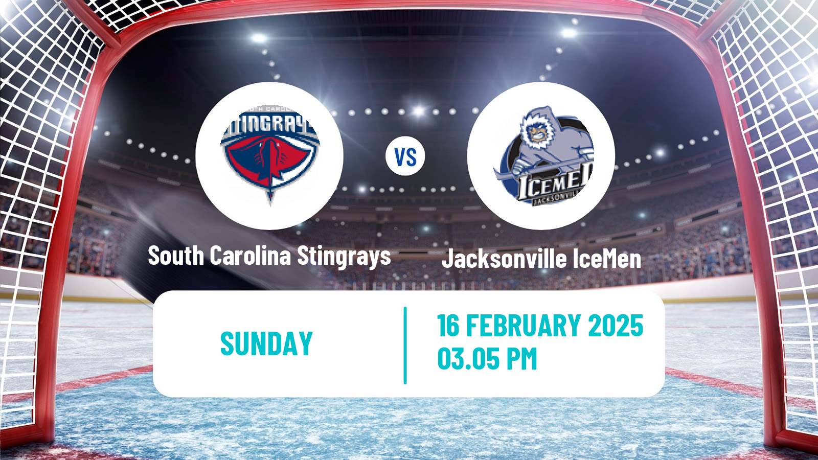 Hockey ECHL South Carolina Stingrays - Jacksonville IceMen