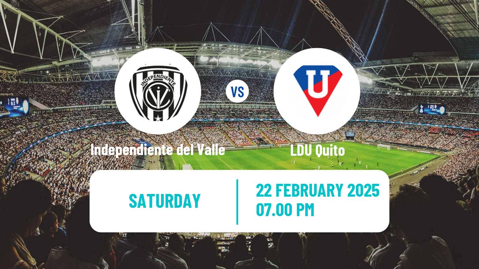 Soccer Ecuadorian Liga Pro Independiente del Valle - LDU Quito