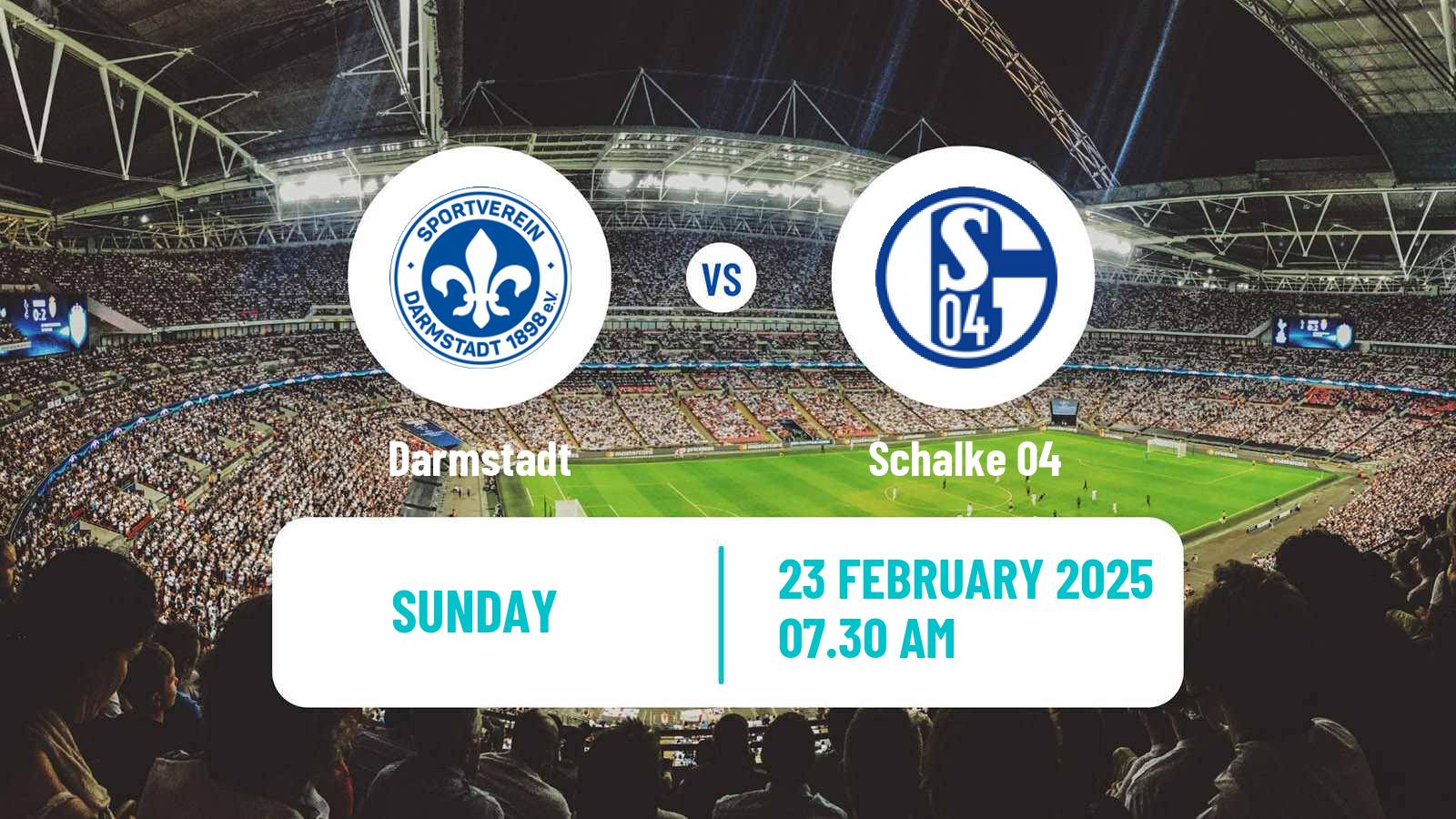 Soccer German 2 Bundesliga Darmstadt - Schalke 04