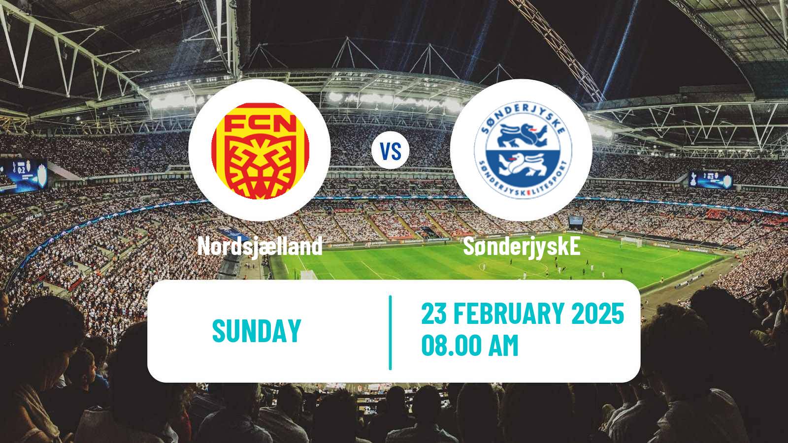 Soccer Danish Superliga Nordsjælland - SønderjyskE