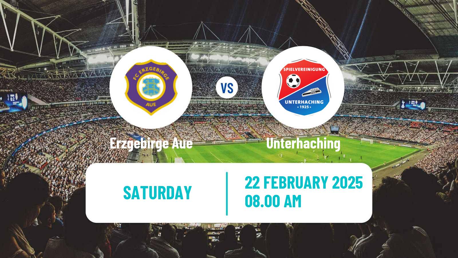 Soccer German 3 Bundesliga Erzgebirge Aue - Unterhaching