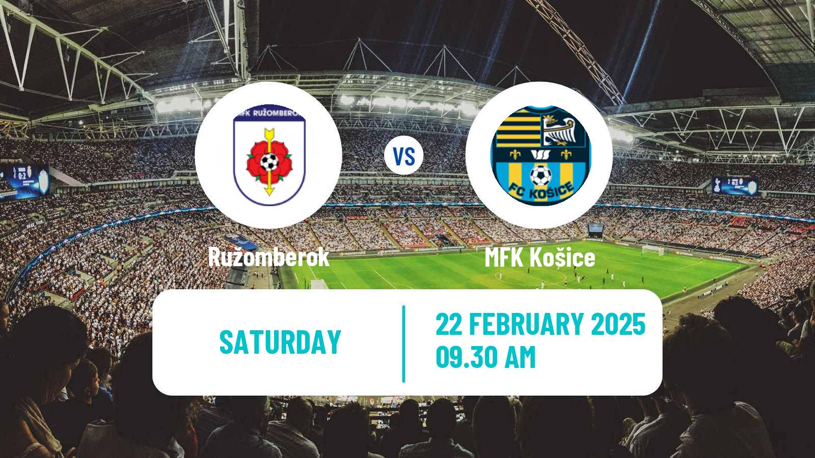 Soccer Slovak Superliga Ružomberok - MFK Košice