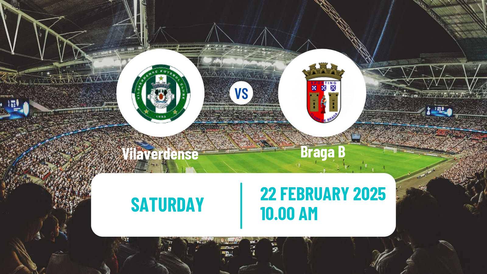 Soccer Portuguese Liga 3 Vilaverdense - Braga B