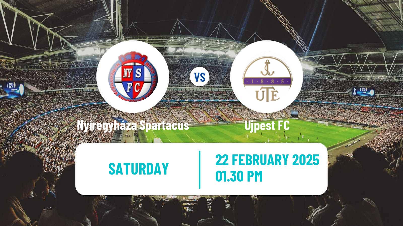 Soccer Hungarian NB I Nyíregyháza Spartacus - Ujpest