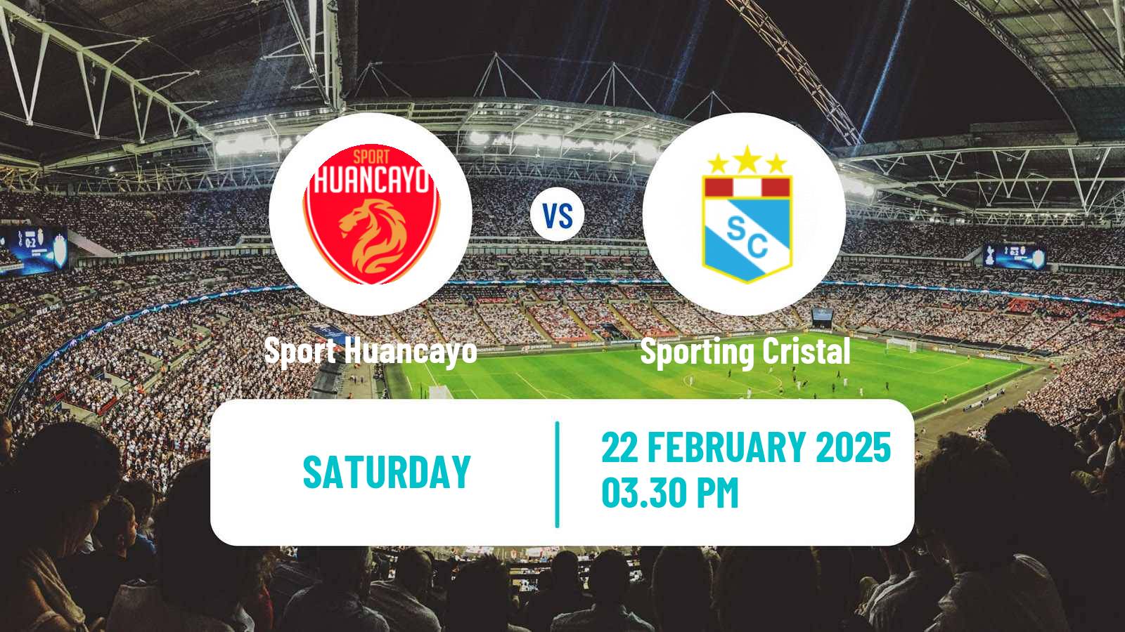 Soccer Peruvian Liga 1 Sport Huancayo - Sporting Cristal