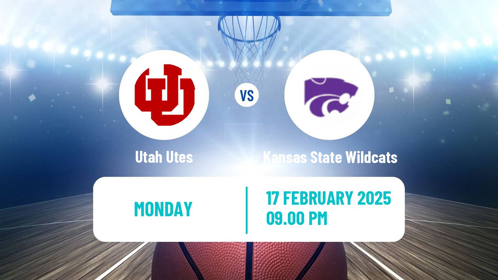 Basketball NCAA College Basketball Utah Utes - Kansas State Wildcats