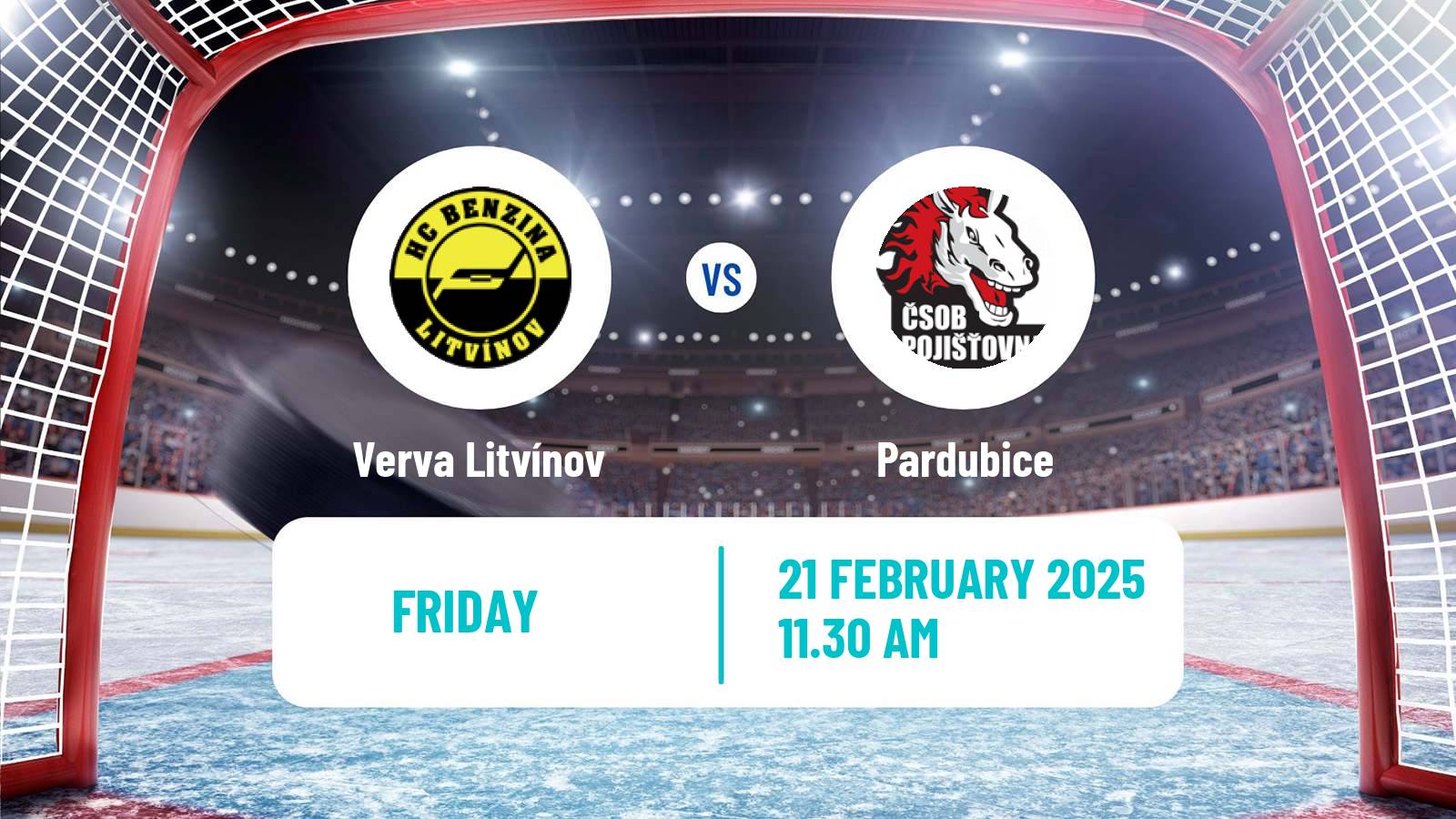 Hockey Czech Extraliga Verva Litvínov - Pardubice