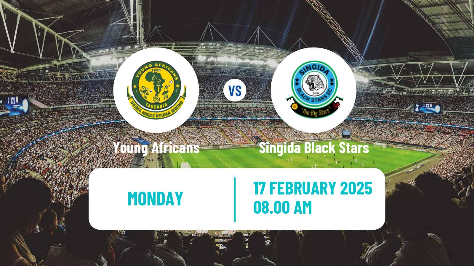 Soccer Tanzanian Premier League Young Africans - Singida Black Stars