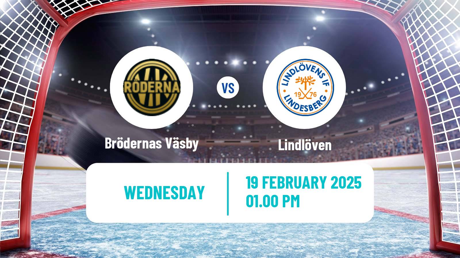 Hockey Swedish Hockey AllEttan Norra Brödernas Väsby - Lindlöven