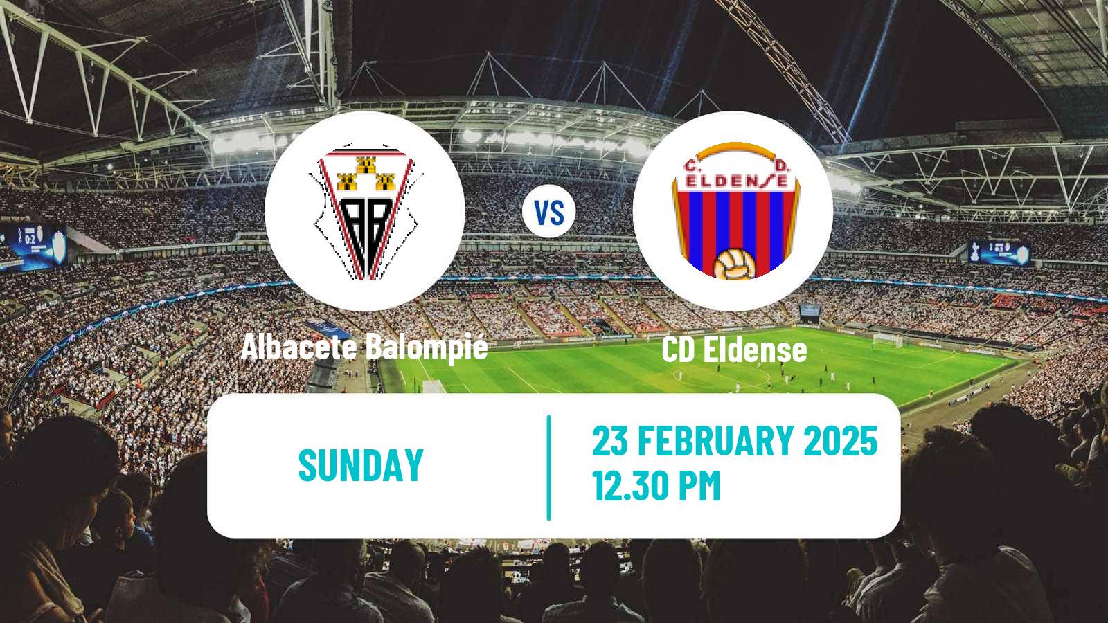 Soccer Spanish LaLiga2 Albacete Balompié - Eldense