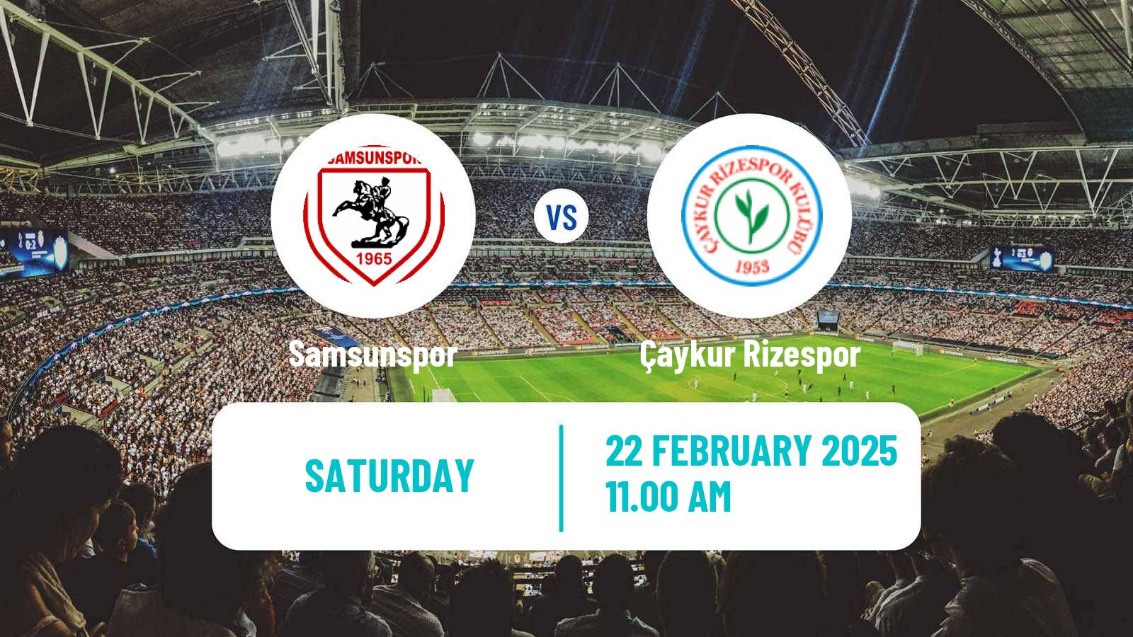 Soccer Turkish Super League Samsunspor - Çaykur Rizespor