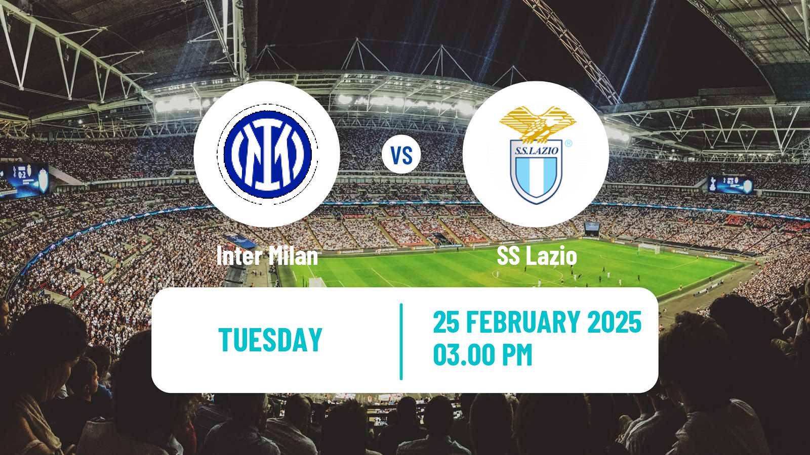 Soccer Coppa Italia Inter Milan - Lazio