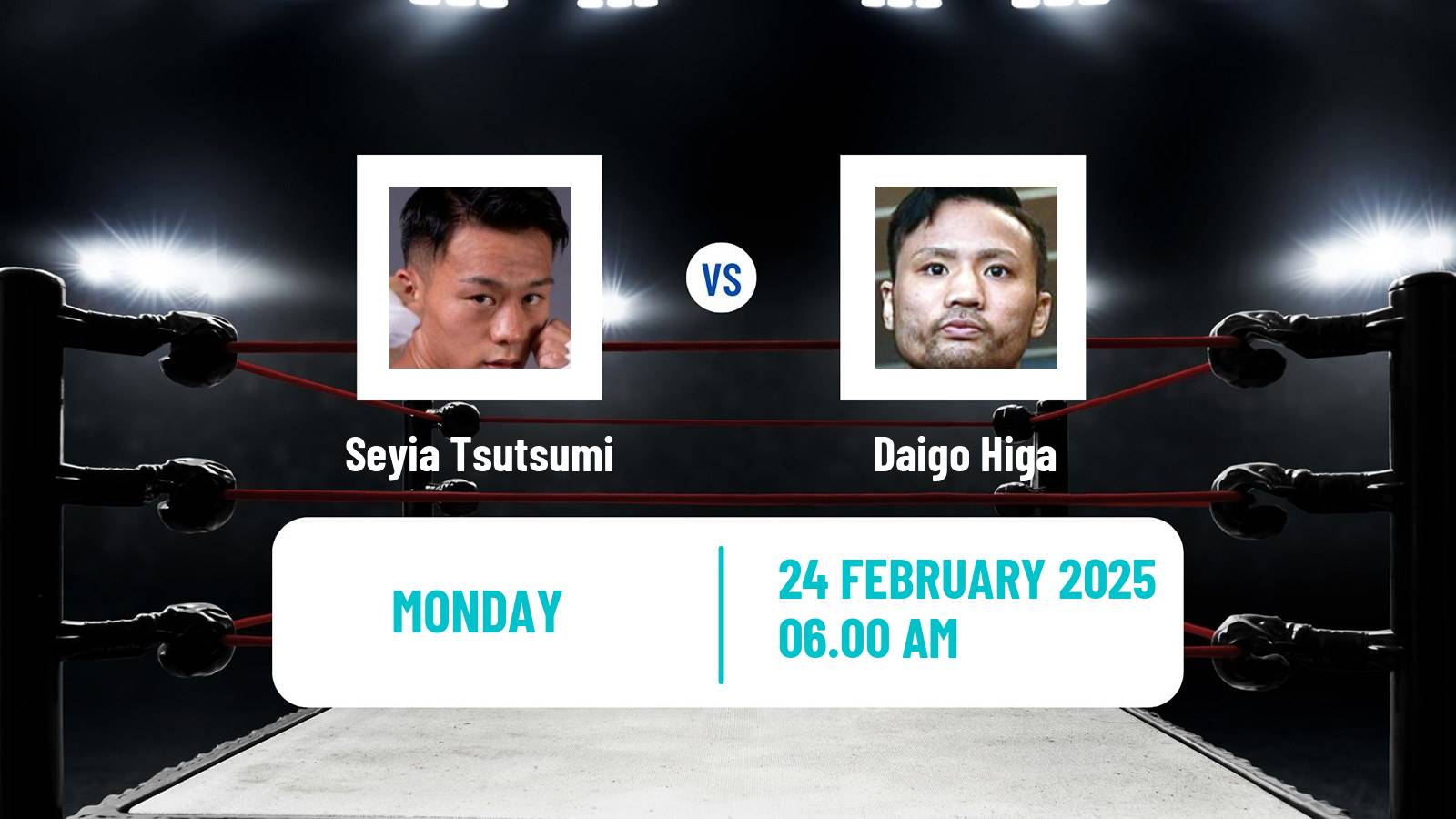 Boxing Bantamweight Others Matches Men Seyia Tsutsumi - Daigo Higa