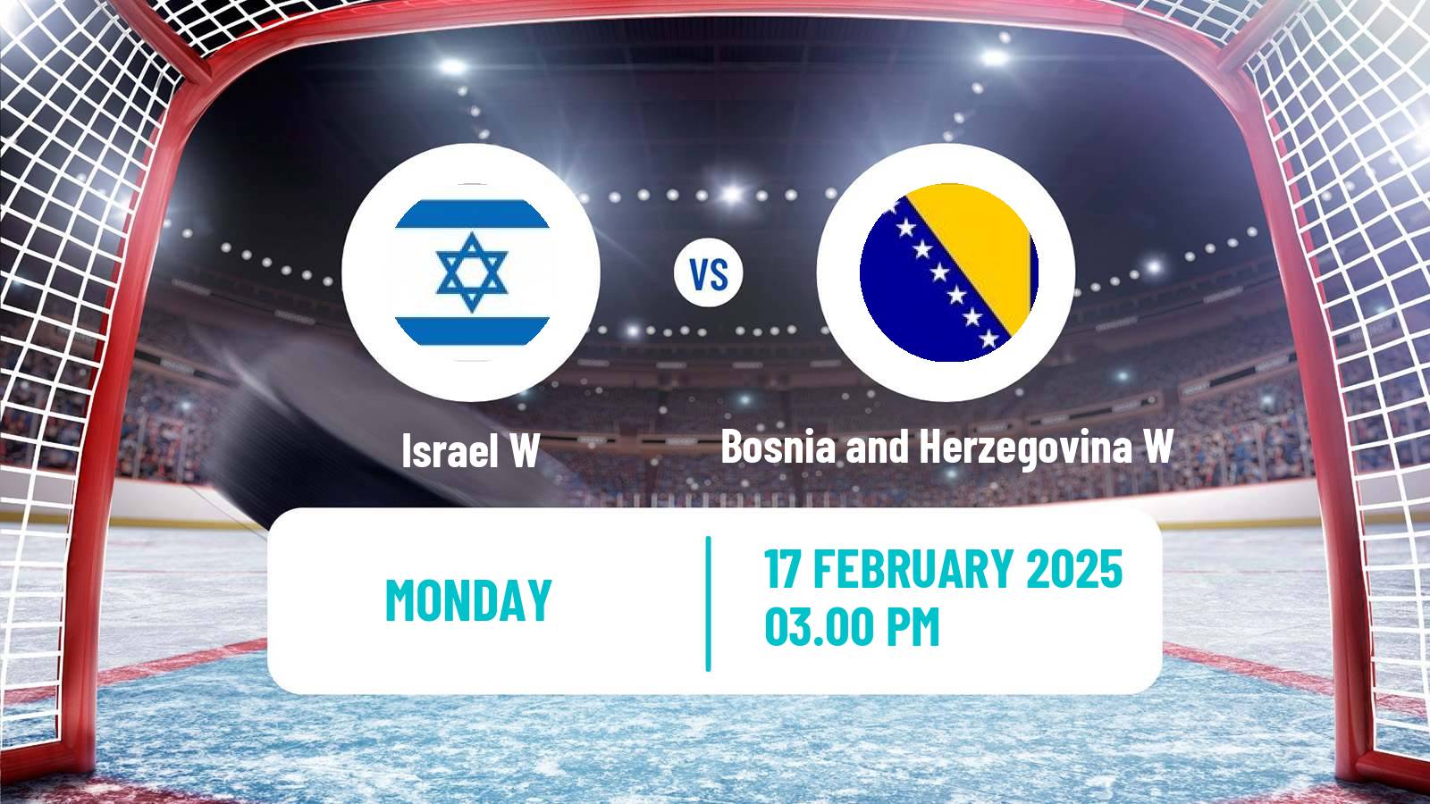 Hockey IIHF World Championship IIIB Women Israel W - Bosnia and Herzegovina W