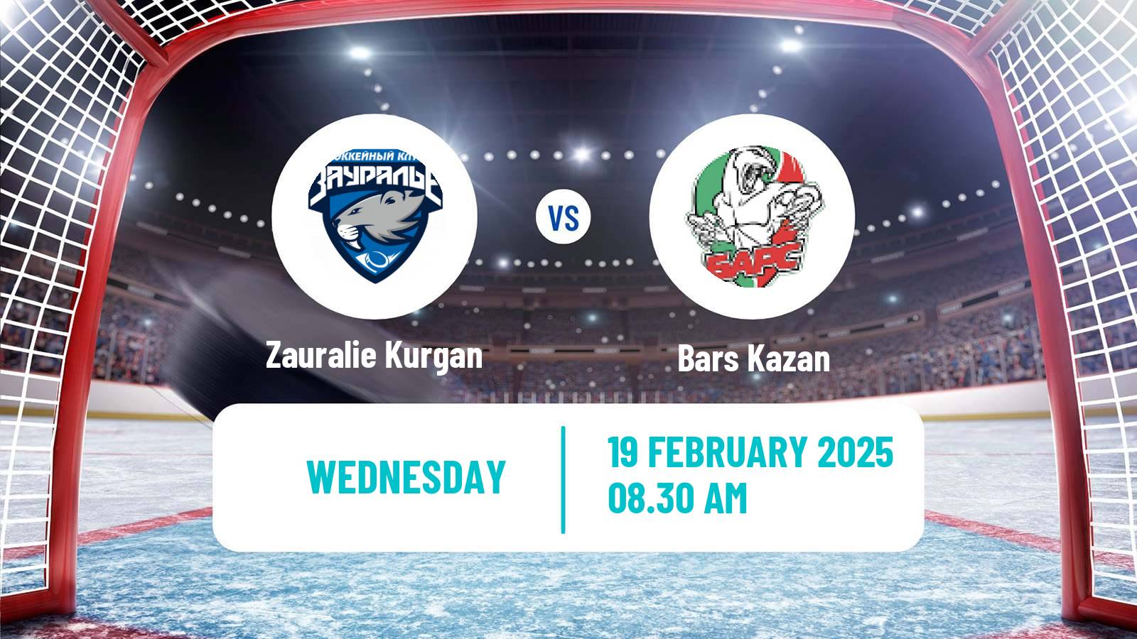 Hockey VHL Zauralie Kurgan - Bars Kazan