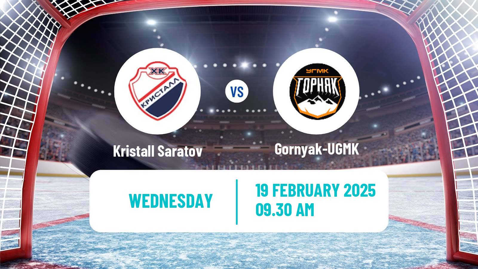Hockey VHL Kristall Saratov - Gornyak-UGMK