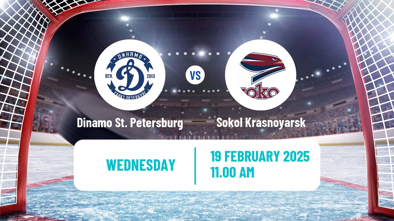 Hockey VHL Dinamo St. Petersburg - Sokol Krasnoyarsk