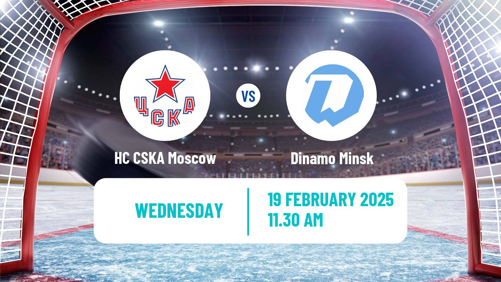 Hockey KHL HC CSKA Moscow - Dinamo Minsk