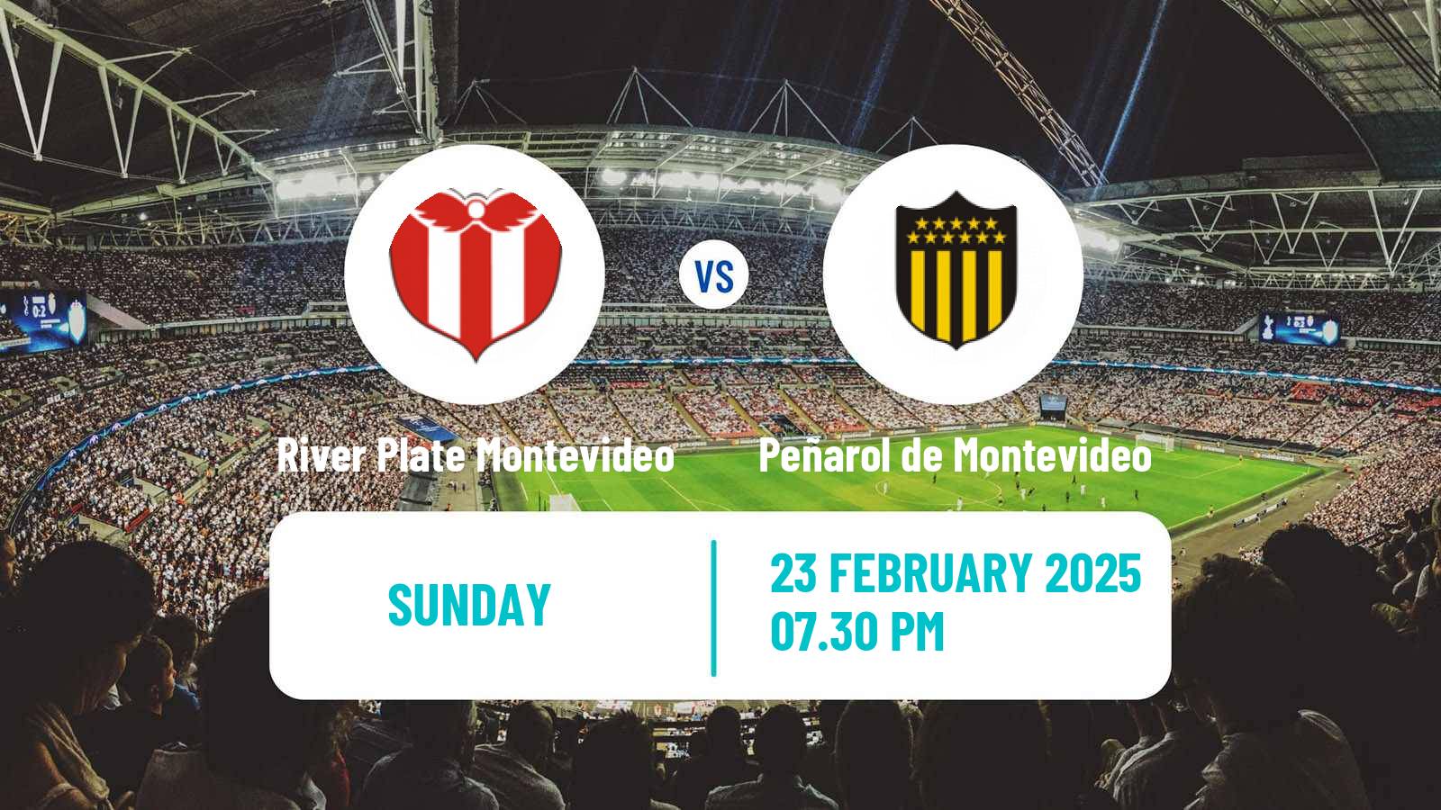 Soccer Uruguayan Primera Division River Plate Montevideo - Peñarol de Montevideo