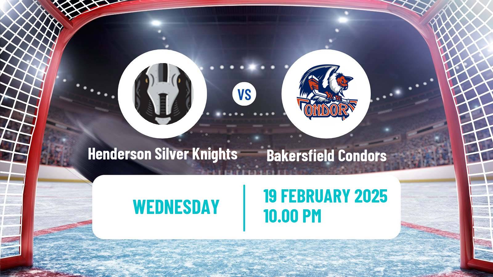 Hockey AHL Henderson Silver Knights - Bakersfield Condors