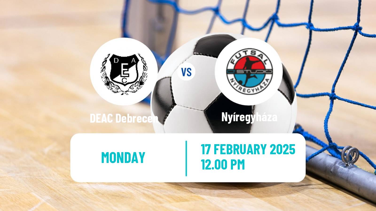 Futsal Hungarian NB I Futsal DEAC Debrecen - Nyíregyháza