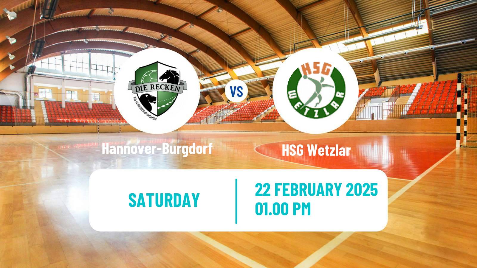 Handball German Bundesliga Handball Hannover-Burgdorf - HSG Wetzlar