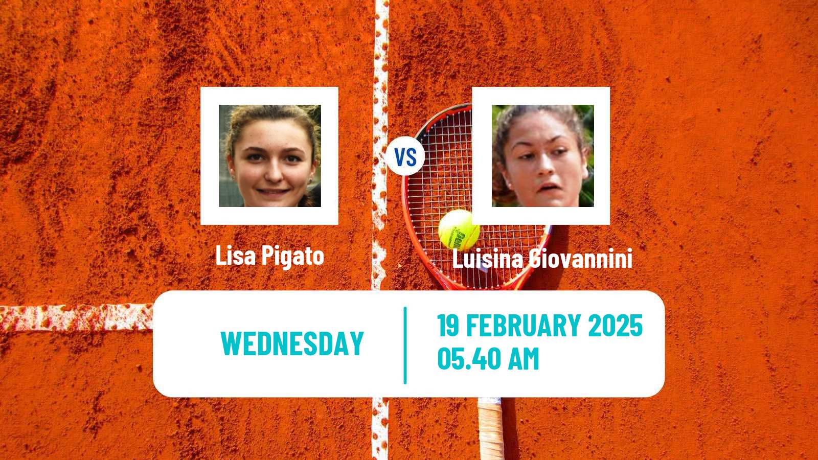 Tennis ITF W15 Antalya 5 Women 2025 Lisa Pigato - Luisina Giovannini