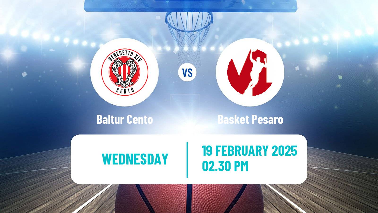 Basketball Italian Serie A2 Basketball Baltur Cento - Basket Pesaro