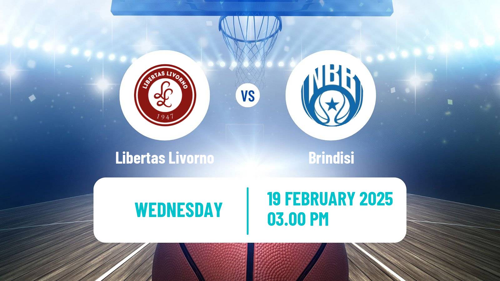 Basketball Italian Serie A2 Basketball Libertas Livorno - Brindisi