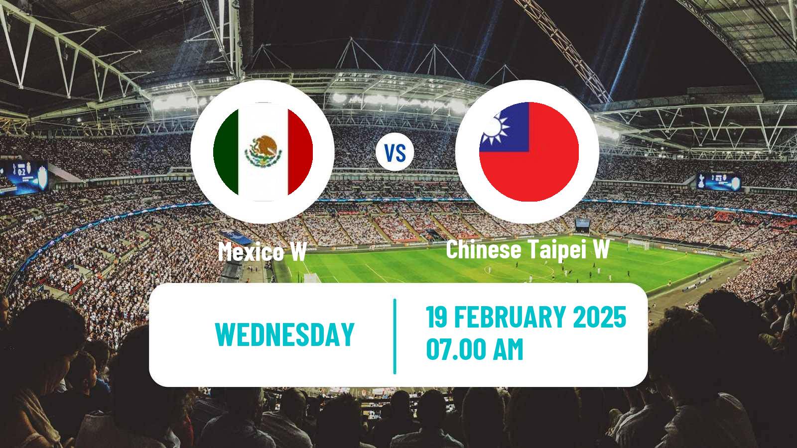 Soccer Friendly International Women Mexico W - Chinese Taipei W