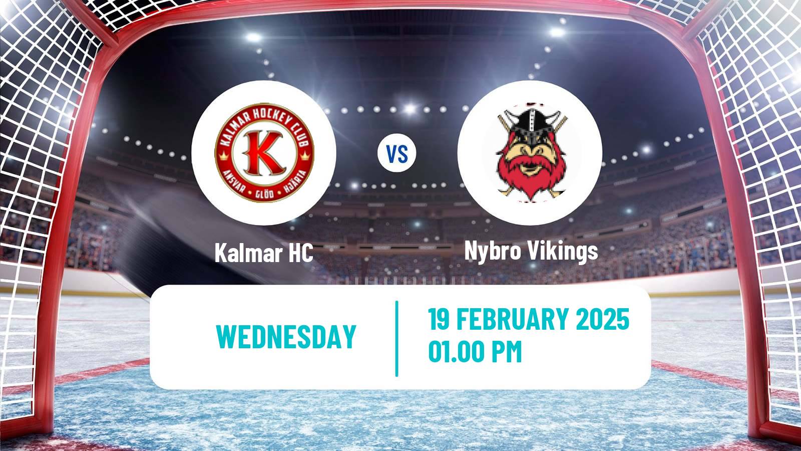 Hockey Swedish Hockey Allsvenskan Kalmar - Nybro Vikings