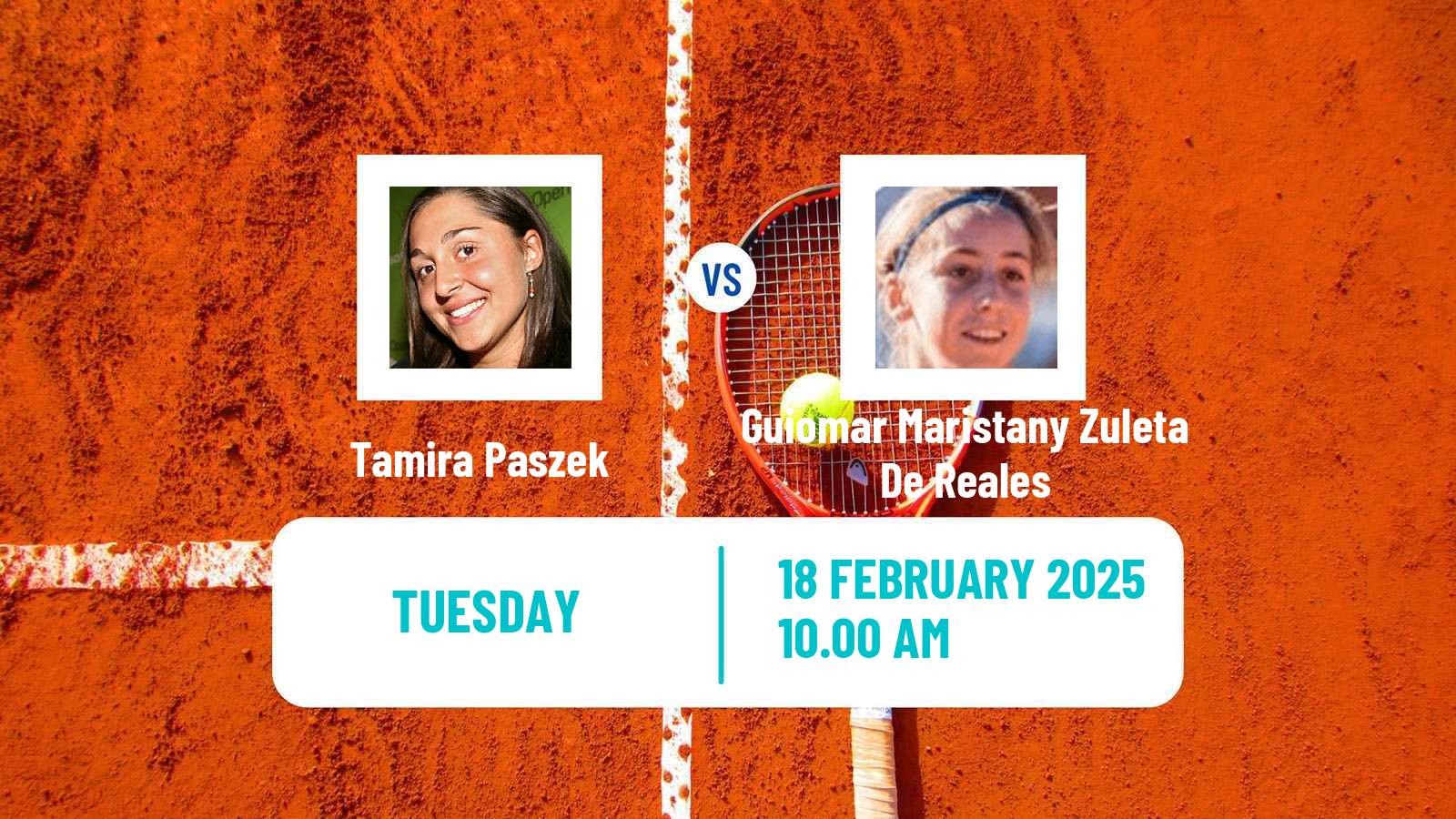 Tennis ITF W35 Manchester Women 2025 Tamira Paszek - Guiomar Maristany Zuleta De Reales