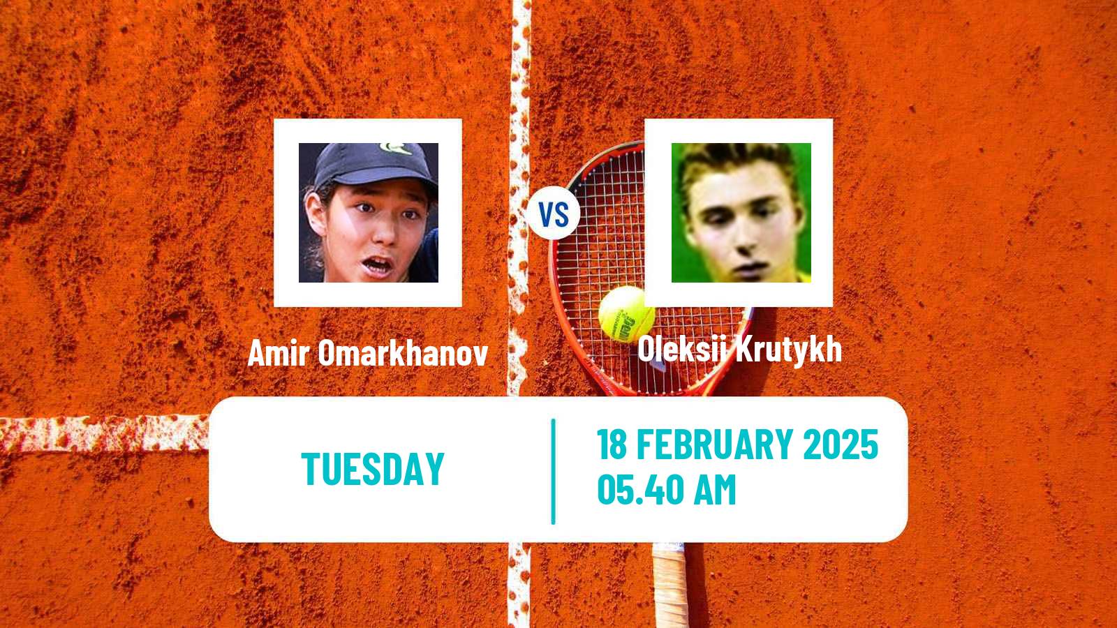 Tennis ITF M15 Monastir 7 Men Amir Omarkhanov - Oleksii Krutykh