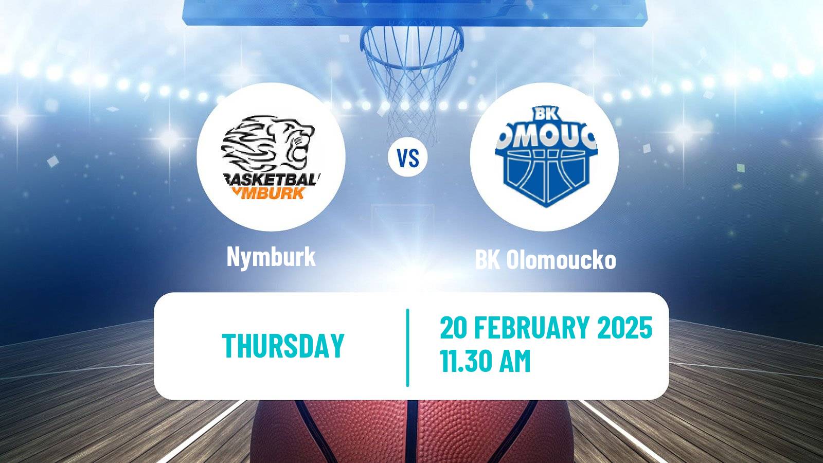 Basketball Czech NBL Nymburk - Olomoucko