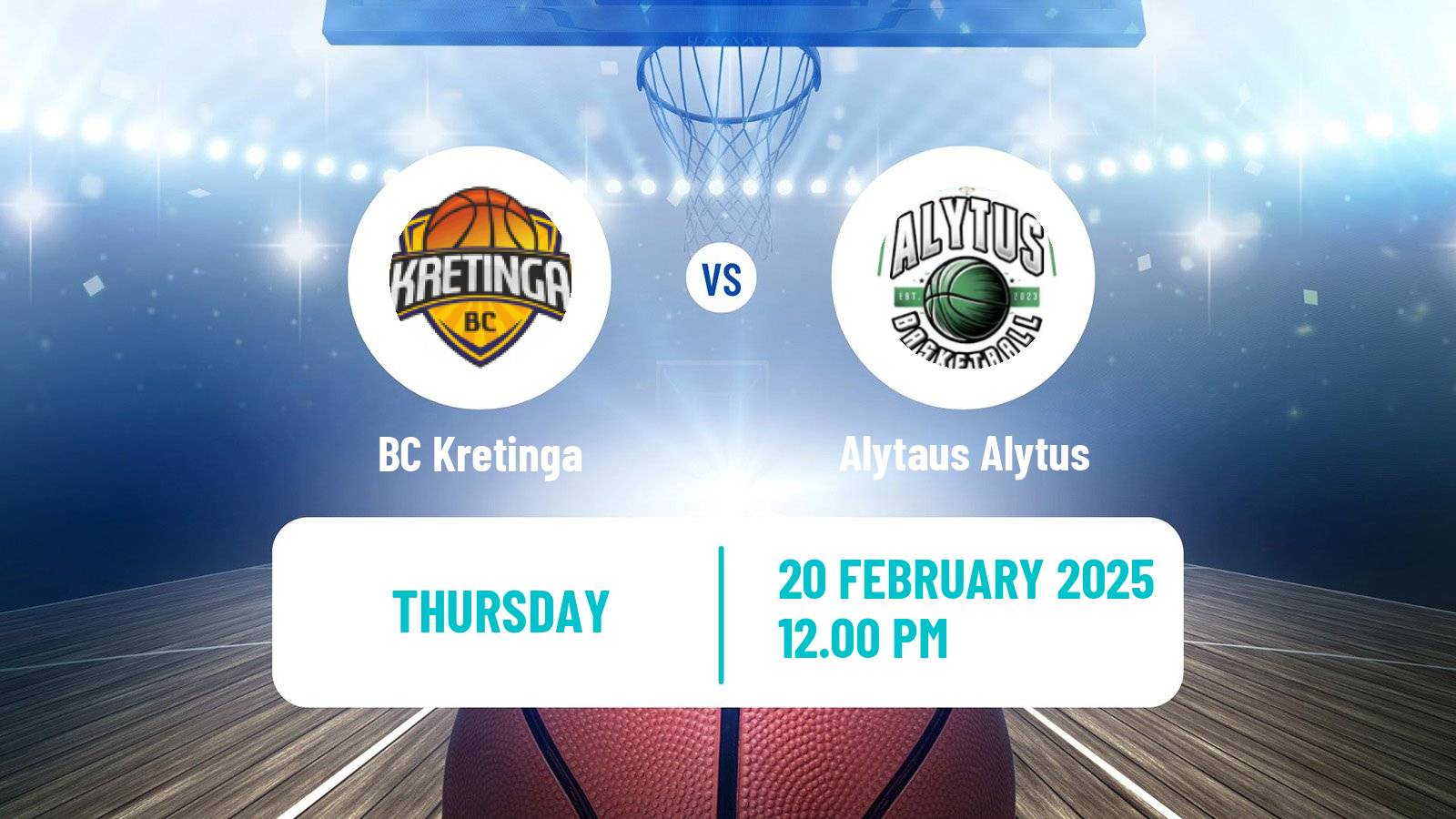 Basketball Lietuvos NKL Kretinga - Alytaus Alytus