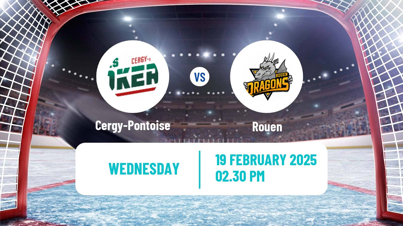 Hockey French Ligue Magnus Cergy-Pontoise - Rouen