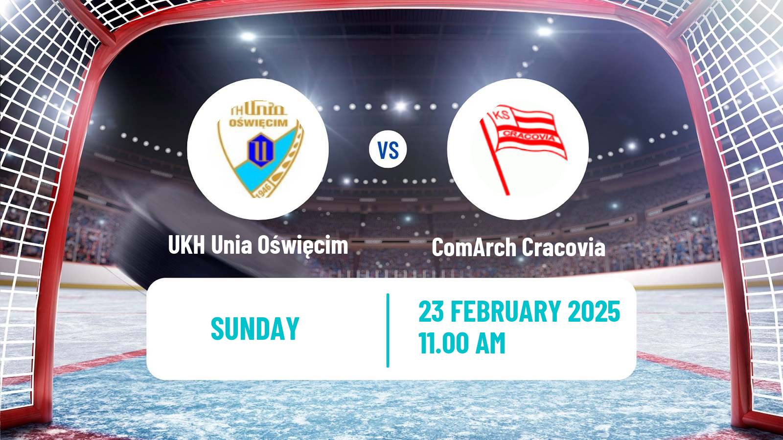 Hockey Polska Liga Hokejowa UKH Unia Oświęcim - ComArch Cracovia