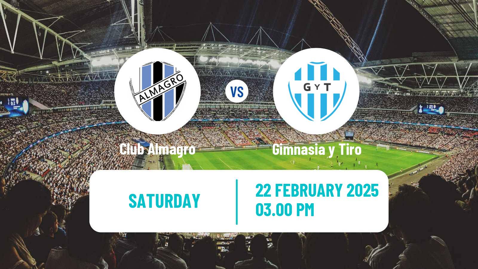 Soccer Argentinian Primera Nacional Club Almagro - Gimnasia y Tiro