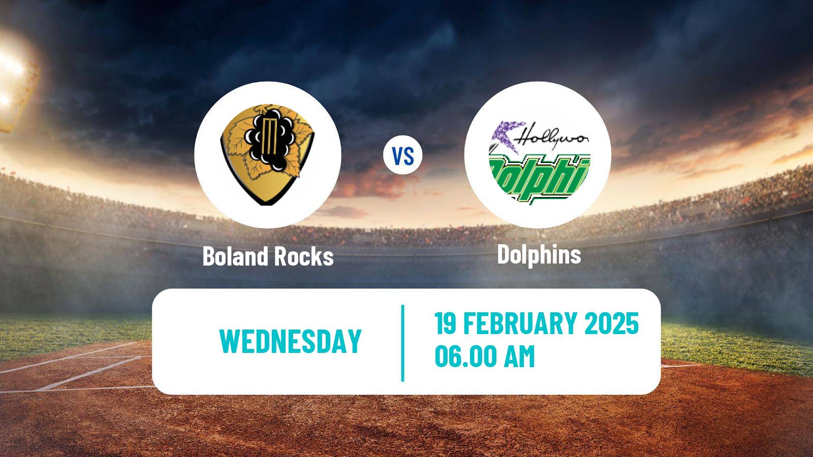 Cricket CSA Provincial One-Day Challenge Boland Rocks - Dolphins