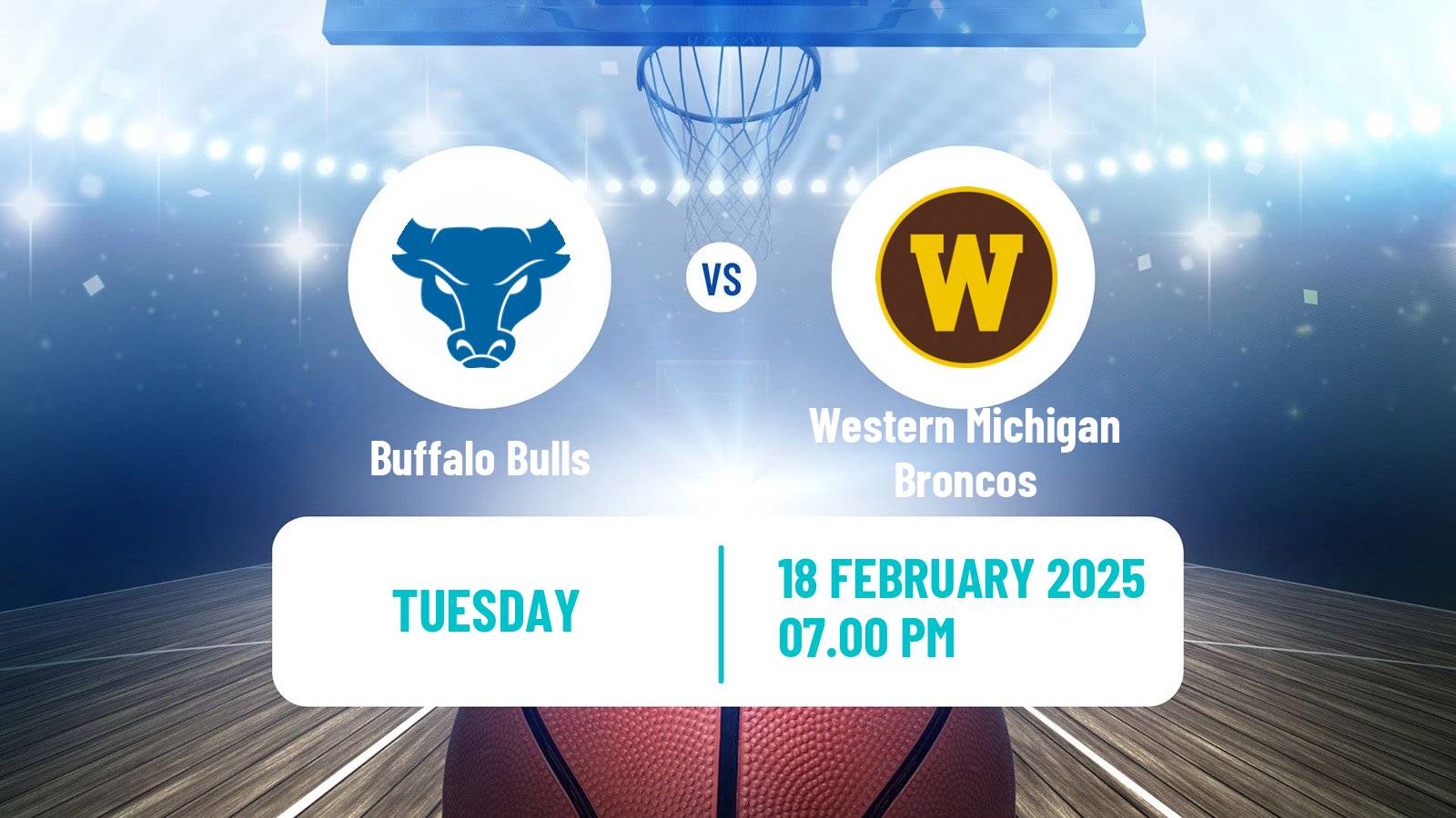 Basketball NCAA College Basketball Buffalo Bulls - Western Michigan Broncos