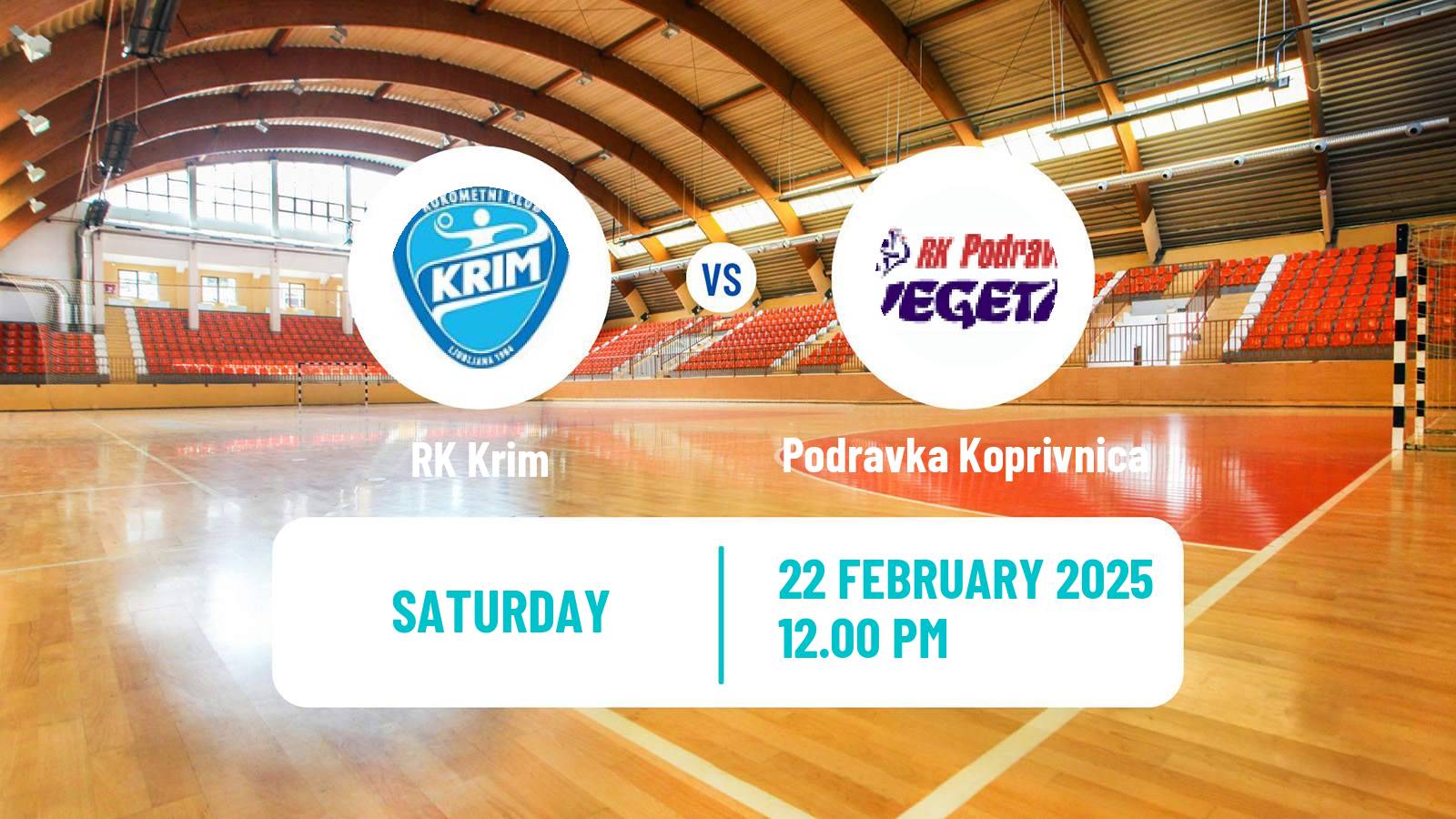 Handball EHF Champions League Women RK Krim - Podravka Koprivnica