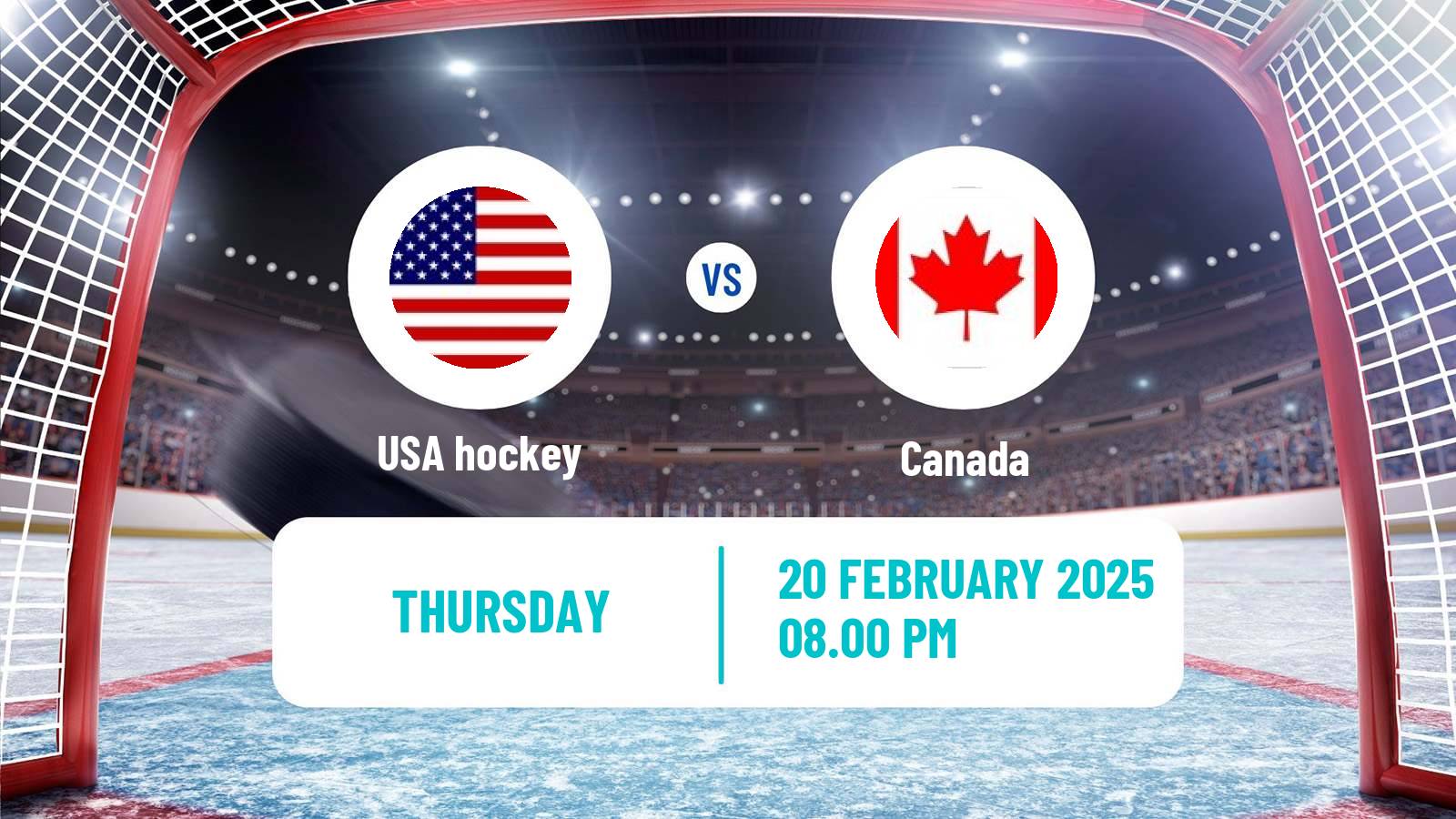 Hockey NHL 4 Nations Face Off USA - Canada