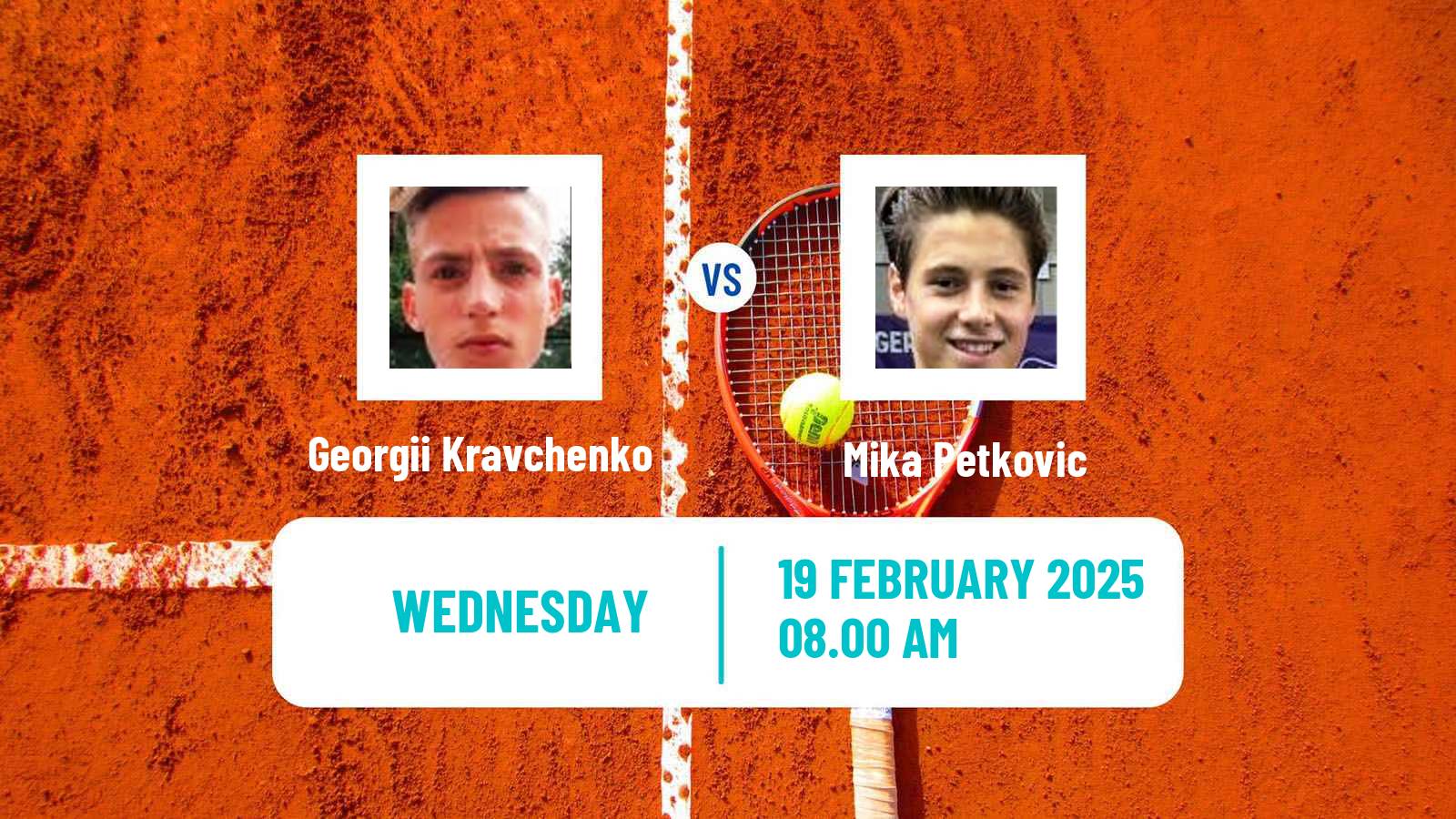 Tennis ITF M15 Monastir 7 Men Georgii Kravchenko - Mika Petkovic