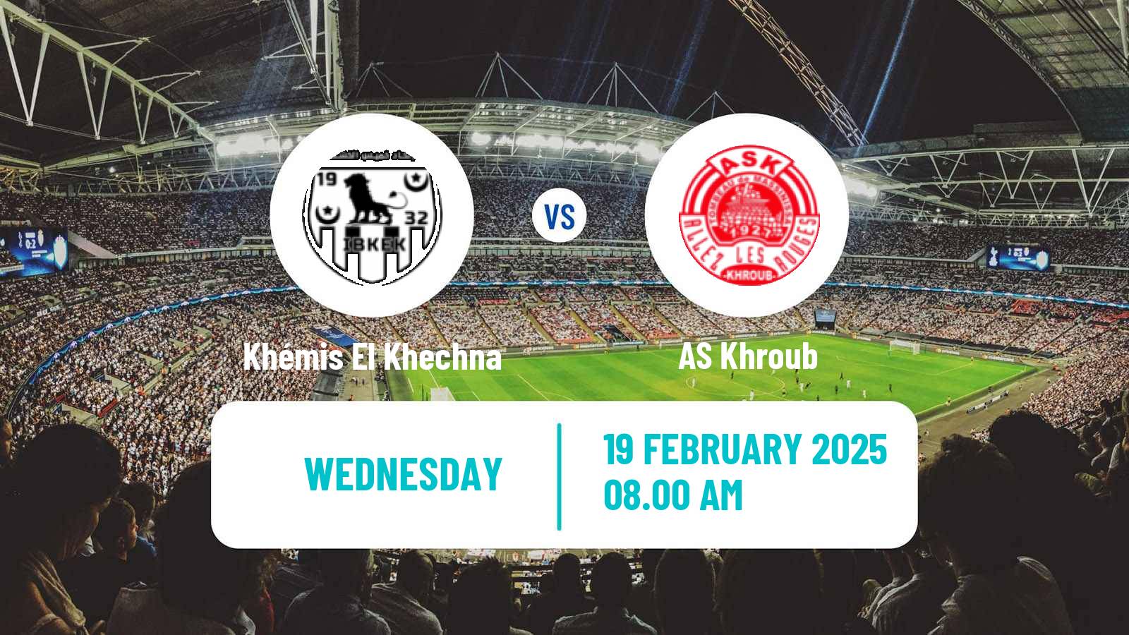 Soccer Algerian Ligue 2 Khémis El Khechna - Khroub