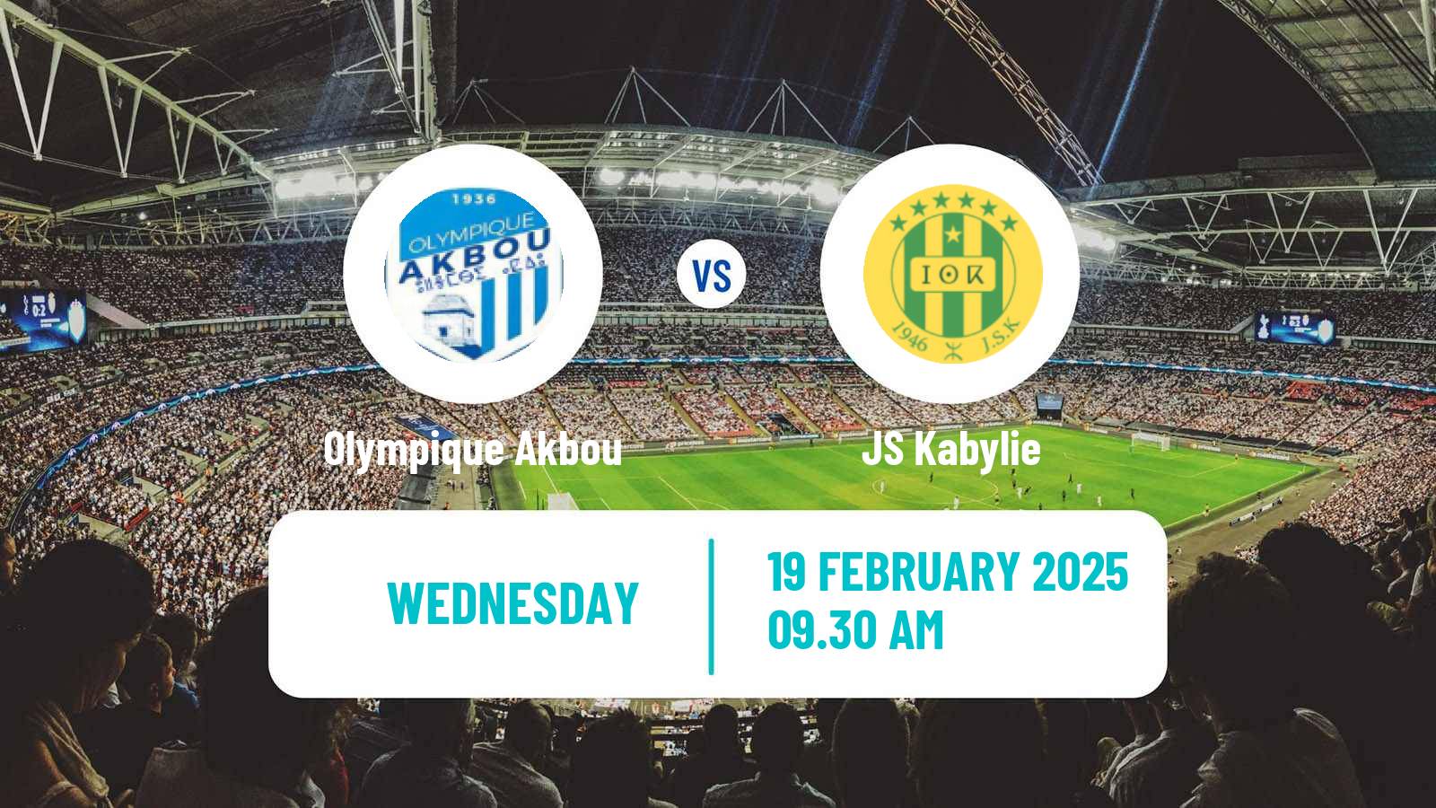 Soccer Algerian Ligue 1 Olympique Akbou - Kabylie