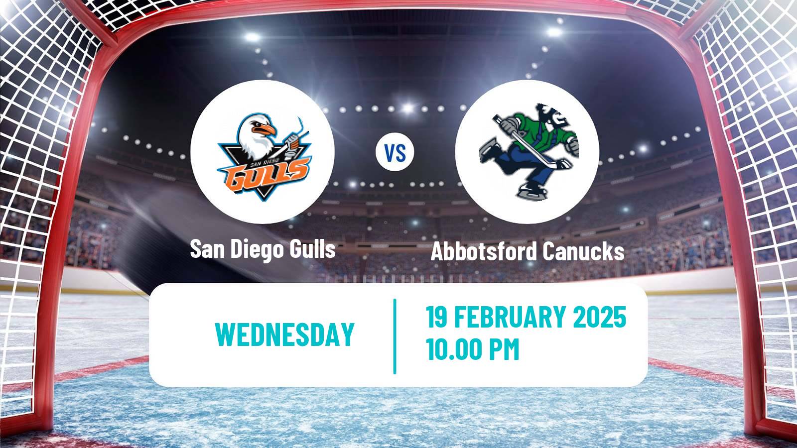 Hockey AHL San Diego Gulls - Abbotsford Canucks