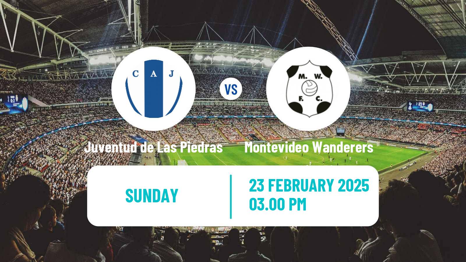 Soccer Uruguayan Primera Division Juventud de Las Piedras - Montevideo Wanderers