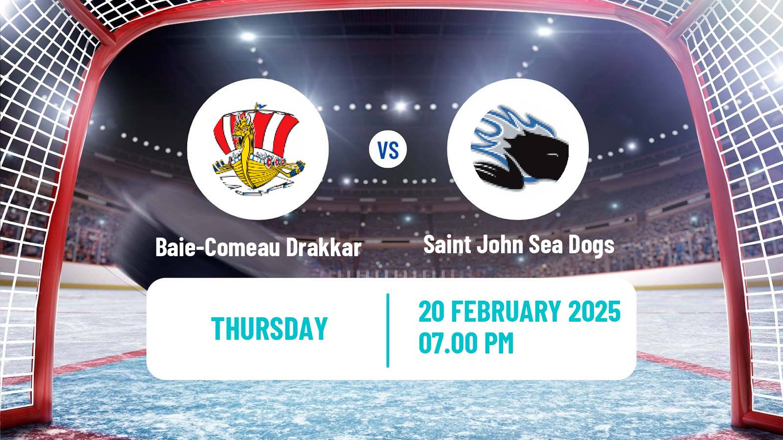 Hockey QMJHL Baie-Comeau Drakkar - Saint John Sea Dogs