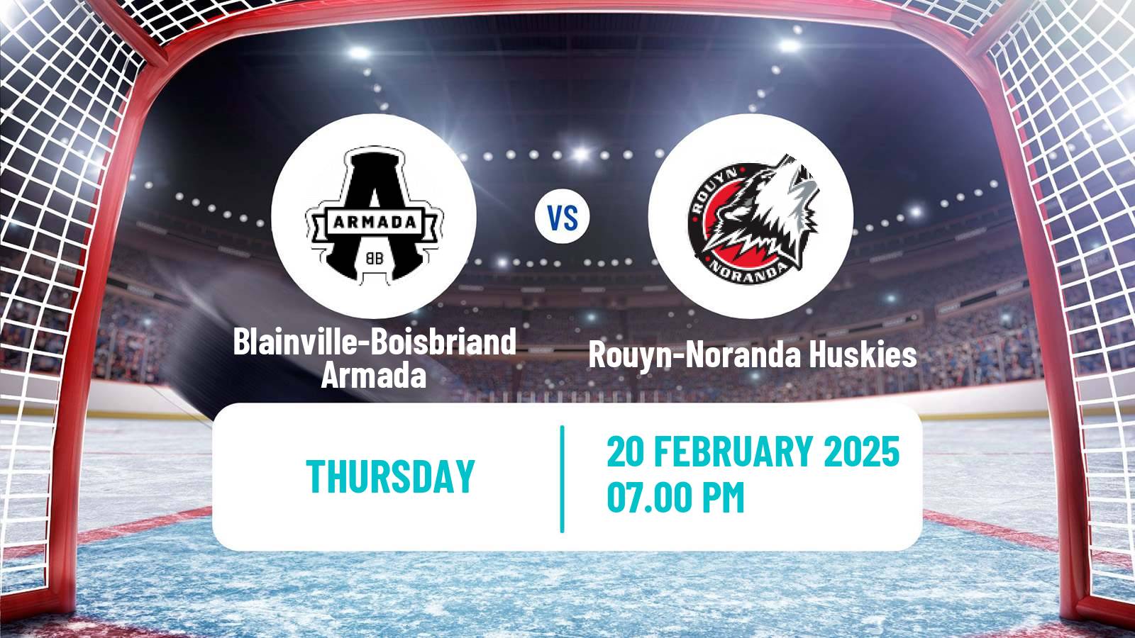 Hockey QMJHL Blainville-Boisbriand Armada - Rouyn-Noranda Huskies